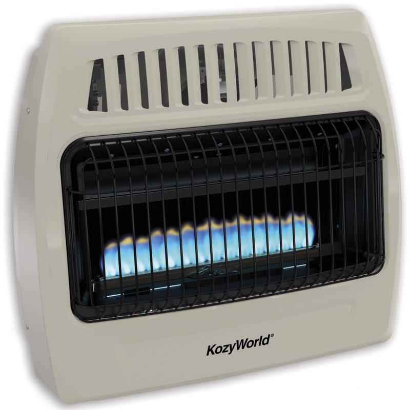 DuraHeat Kozy World 30,000 BTU Natural Gas/Propane Convection Wall